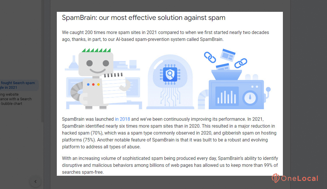 Google SpamBrain